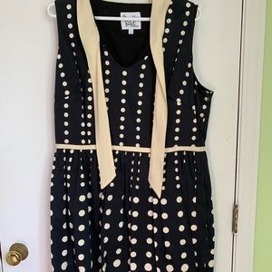 NWOT ModCloth Black and Cream Dress